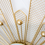 Часы настенные из металла в виде солнца с белым циферблатом Mirror Tower Clock варинант исполнения - 2 | Loft Concept в Ульяновске