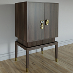 Кабинетный шкаф Elsa Dreams Walnut с 2-мя ящиками варинант исполнения - 6 | Loft Concept в Ульяновске