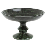 Фруктовница большая из натурального камня Змеевик Шабровский Natural Stone Fruit Bowls варинант исполнения - 1 | Loft Concept в Ульяновске