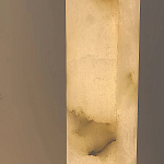 Торшер геометрический с тремя мраморными плафонами Marble Tripod варинант исполнения - 10 | Loft Concept в Ульяновске