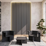 Гипсовая 3D Панель LOVE SPRUCE варинант исполнения - 1 | Loft Concept в Ульяновске