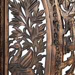 Ширма с  орнаментом ручная резьба Indian Antique Furniture варинант исполнения - 4 | Loft Concept в Ульяновске