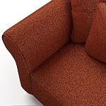 Мебельная ткань Шенилл терракотовый цвет 138 см T4-44 варинант исполнения - 3 | Loft Concept в Ульяновске