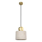 Подвесной светильник с круглым мраморным плафоном Marble square варинант исполнения - 1 | Loft Concept в Ульяновске