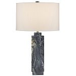 Настольная лампа с корпусом из серого мрамора Breathtaking View варинант исполнения - 3 | Loft Concept в Ульяновске