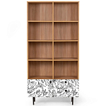 Широкий стеллаж с принтом Elise Rack варинант исполнения - 20 | Loft Concept в Ульяновске