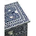 Комод инкрустация костью ORIENTAL Indian синий орнамент варинант исполнения - 4 | Loft Concept в Ульяновске