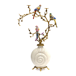 Подсвечник с декором из птиц на ветвях Birds of Paradise варинант исполнения - 1 | Loft Concept в Ульяновске