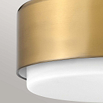 Потолочный светильник круглой формы с белым матовым плафоном Hinkley варинант исполнения - 2 | Loft Concept в Ульяновске