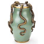 Фарфоровая ваза с декоративными змеями Eden Garden варинант исполнения - 2 | Loft Concept в Ульяновске