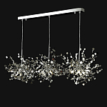 Люстра подвесная из трех частей с металлическими круглыми элементами Terzani Argent варинант исполнения - 9 | Loft Concept в Ульяновске