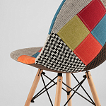 Стул с обивкой в технике пэчворк DSW варинант исполнения - 6 | Loft Concept в Ульяновске