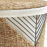 Плетеная корзина для белья Juste Wicker Basket варинант исполнения - 4 | Loft Concept в Ульяновске