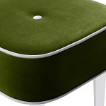 Квадратный мягкий пуф на белых ножках Winton Pouf Square варинант исполнения - 2 | Loft Concept в Ульяновске