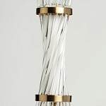 Подвесной светильник с цилиндрическим плафоном из прозрачных стеклянных трубок Nembus варинант исполнения - 7 | Loft Concept в Ульяновске