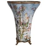 Фарфоровая ваза с изображением попугаев Eden Garden варинант исполнения - 2 | Loft Concept в Ульяновске