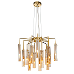 Люстра со стеклянными цилиндрическими плафонами Luminous Cylinders Amber варинант исполнения - 2 | Loft Concept в Ульяновске