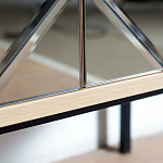 Шкаф с 2-мя зеркальными дверцами Serena Mirror Cabinet варинант исполнения - 5 | Loft Concept в Ульяновске