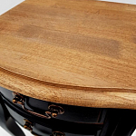 Тумба прикроватная из массива березы с 2-мя ящиками в стиле прованс Vintage варинант исполнения - 6 | Loft Concept в Ульяновске