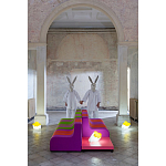 Дизайнерский кофейный стол на круглых ножках Poltronova T02 Pink Coffee Table варинант исполнения - 10 | Loft Concept в Ульяновске