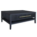 Кофейный стол Primo с двумя ящиками Черный дуб варинант исполнения - 9 | Loft Concept в Ульяновске