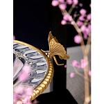 Чаша из прозрачного стекла с бронзовым ободком и фигурками бабочек Eden Garden варинант исполнения - 4 | Loft Concept в Ульяновске