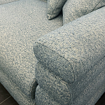 Дизайнерский Диван Lancaster Серо-голубое букле варинант исполнения - 1 | Loft Concept в Ульяновске