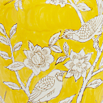 Настольная лампа желтая с изображением белых птиц Flight Among Acacia варинант исполнения - 6 | Loft Concept в Ульяновске