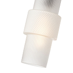 Подвесной светильник со стеклянным рифленым плафоном цилиндрической формы Eliara 13 варинант исполнения - 8 | Loft Concept в Ульяновске