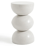 Приставной столик белого цвета Bead варинант исполнения - 1 | Loft Concept в Ульяновске