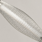 Люстра круглая каскадня с 5-ю плафонами из металлической сетки Mesh Lampshade Lighting варинант исполнения - 7 | Loft Concept в Ульяновске