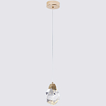 Подвесной светильник с хрустальным плафоном Esme Crystal Gold Hanging lamp варинант исполнения - 2 | Loft Concept в Ульяновске