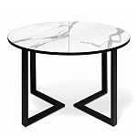 Стол обеденный раздвижной со столешницей белый мрамор Magali варинант исполнения - 2 | Loft Concept в Ульяновске