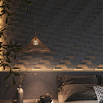 Гипсовая 3D Панель FIN варинант исполнения - 1 | Loft Concept в Ульяновске