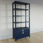 Стеллаж со стеклянными полками Elsa Dreams Blue варинант исполнения - 1 | Loft Concept в Ульяновске