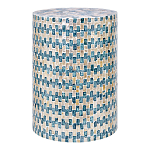 Столик с инкрустацией с перламутровым узором Rona варинант исполнения - 1 | Loft Concept в Ульяновске