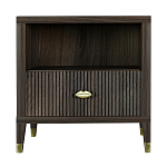 Прикроватная тумбочка с полкой Elsa Dreams Walnut  варинант исполнения - 6 | Loft Concept в Ульяновске