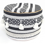 Пуф  Black and White Ornament варинант исполнения - 1 | Loft Concept в Ульяновске