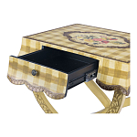 Приставной столик с ящиком в стиле ретро Vintage Rustic Tablecloth варинант исполнения - 3 | Loft Concept в Ульяновске