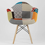 Стул с обивкой в стиле Patchwork варинант исполнения - 2 | Loft Concept в Ульяновске