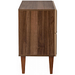 Тумба прикроватная бежевая из массива бука с 2-мя ящиками Wenge Light варинант исполнения - 3 | Loft Concept в Ульяновске