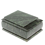 Шкатулка с зеркалом из натурального камня змеевик Stone Casket варинант исполнения - 5 | Loft Concept в Ульяновске