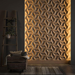 Гипсовая 3D панель с принтографией PM-46 варинант исполнения - 2 | Loft Concept в Ульяновске