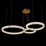 Люстра с 3-мя кольцами из натурального камня Minerals of Light варинант исполнения - 2 | Loft Concept в Ульяновске