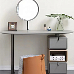 Консоль с зеркалом и  3-мя вращающимися ящиками Eloida варинант исполнения - 3 | Loft Concept в Ульяновске