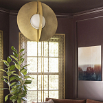 Подвесной светильник в форме золотых дисков Minimalist Lighting Fixture варинант исполнения - 3 | Loft Concept в Ульяновске