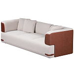 Трехместный диван Richmond с кожаной отделкой варинант исполнения - 2 | Loft Concept в Ульяновске