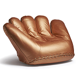 Дизайнерское кожаное кресло в форме руки Poltronova Joe Gold  Armchair варинант исполнения - 2 | Loft Concept в Ульяновске