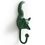 Настенный крючок лиса Fox Wall Hook Green варинант исполнения - 2 | Loft Concept в Ульяновске