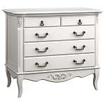 Комод белый из массива бука в стиле прованс White Provence варинант исполнения - 3 | Loft Concept в Ульяновске